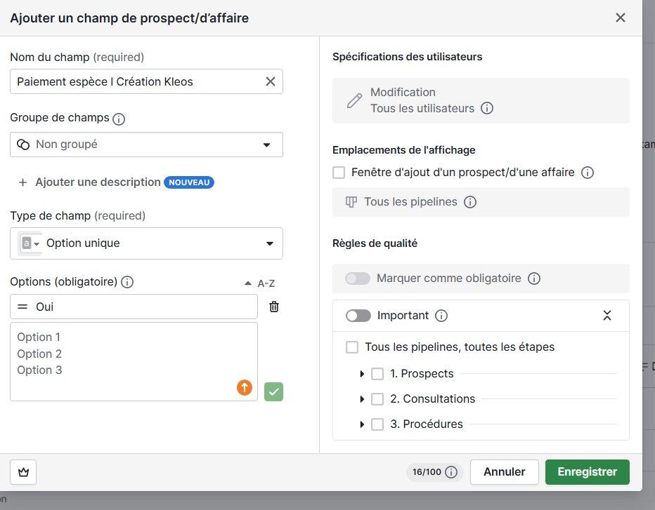 Vue du scénario Make.com principal pour le traitement des paiements Scellius